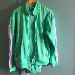 Billionaire Boys Club full track set mint green.